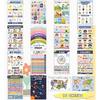 Rovytix 16 Educational Posters for Preschool & Kindergarten, Laminated Classroom Charts for ABC Alphabet, Numbers, Shapes, Days of the Week, Weather,