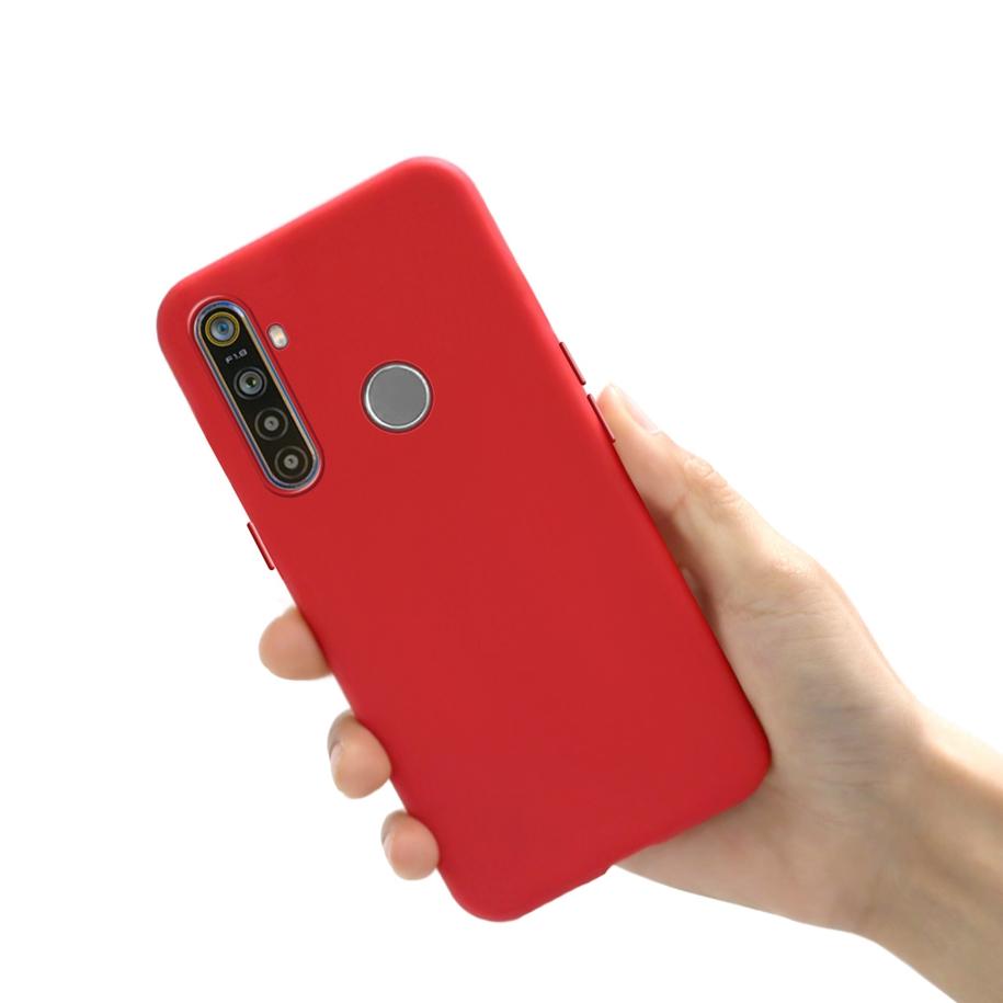 Liquid Silicone Case for Realme 5 5i 5Pro Case Bumper Luxury TPU Soft Back Shell for OPPO Realme 5 Pro 5i 5S Matte Cases Realme5