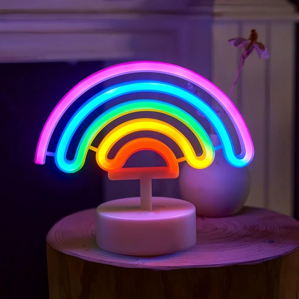 1PC Desktop Neon Light USB/Battery Powered for Room Birthday Party Wedding Decoration Ideal Mother's Day Valentine's Day Gift