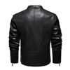 Autumn and winter men's UP leather jacket casual large size motorcycle jacket men's suit