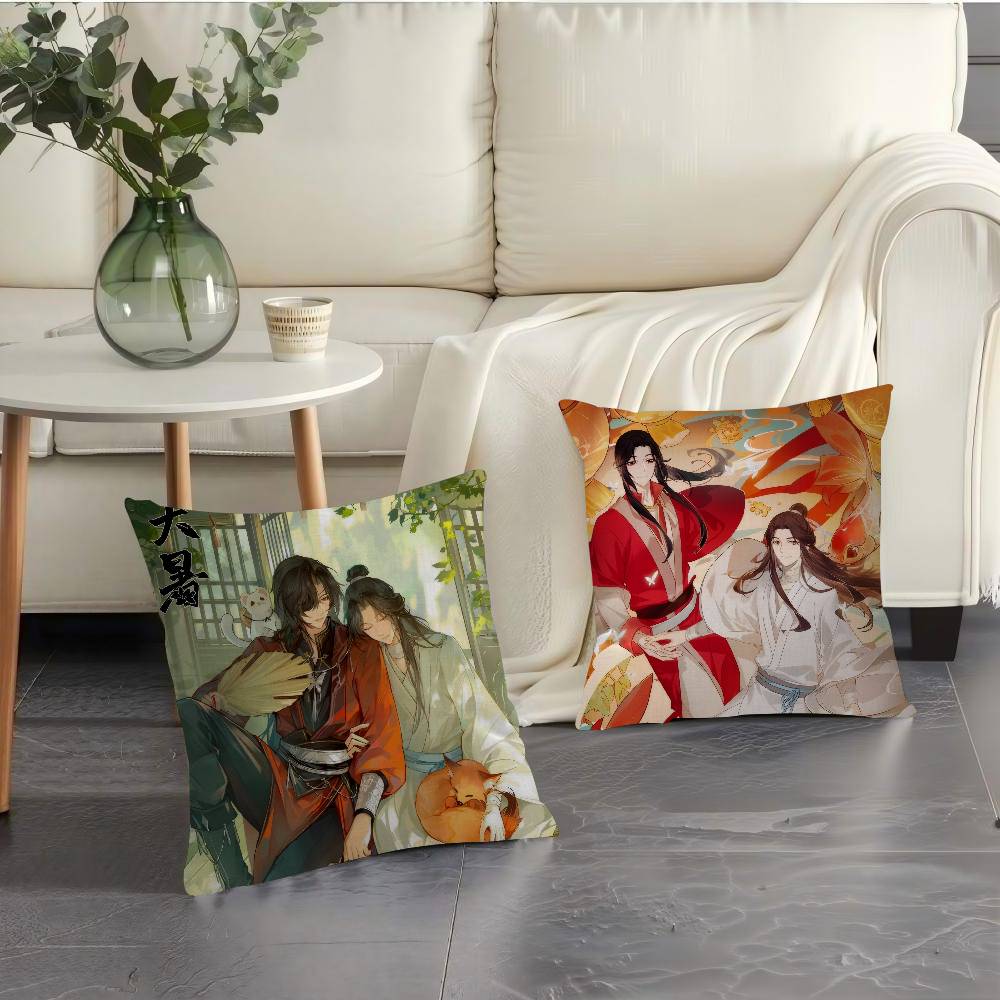 Anime Heavenly Officials Blessing Pillow Anime Pillow Sofa Bed Head Pillow Cover Cushion Cover Fashion