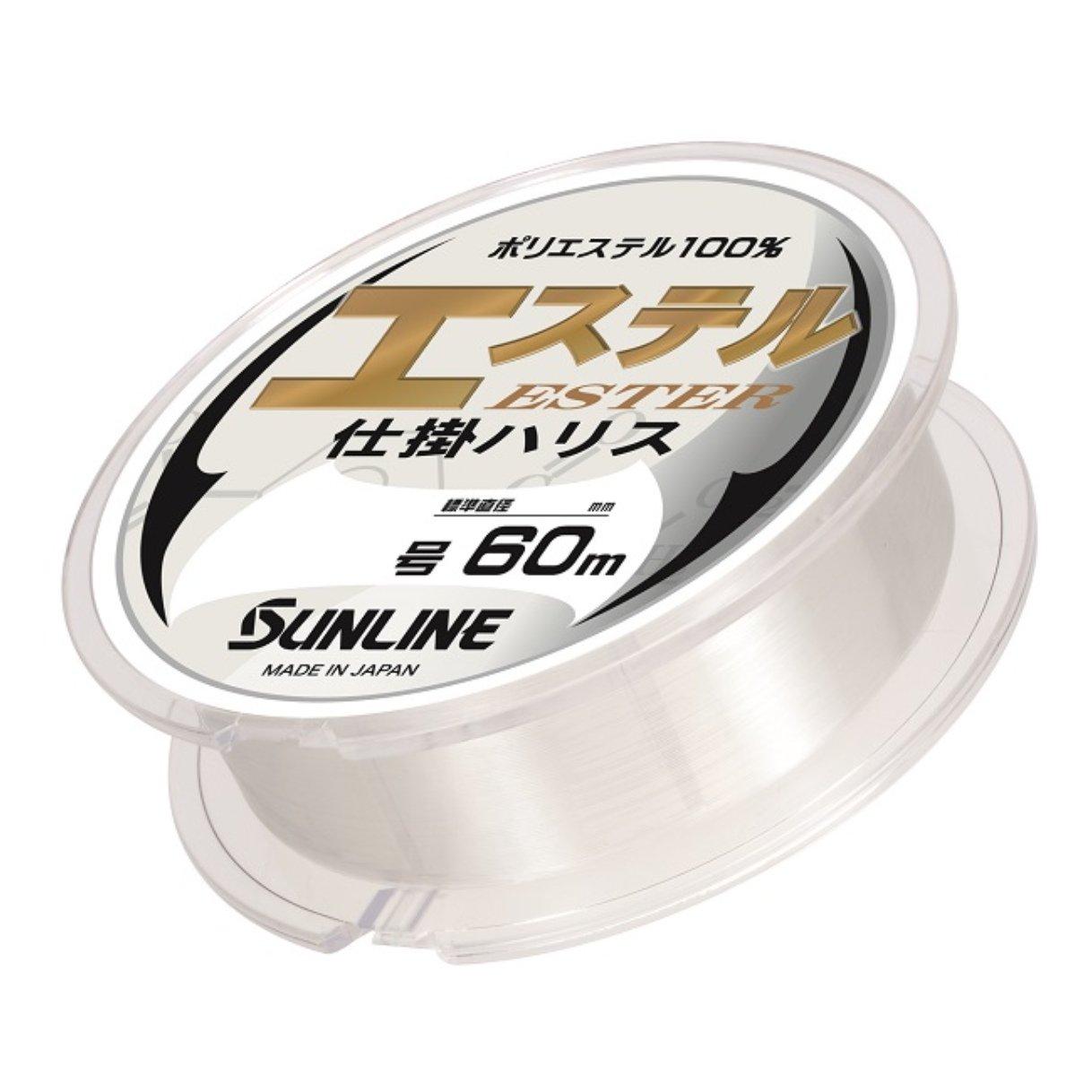 SUNLINE Polyester Leader Size Clear Line, 60m, 1,