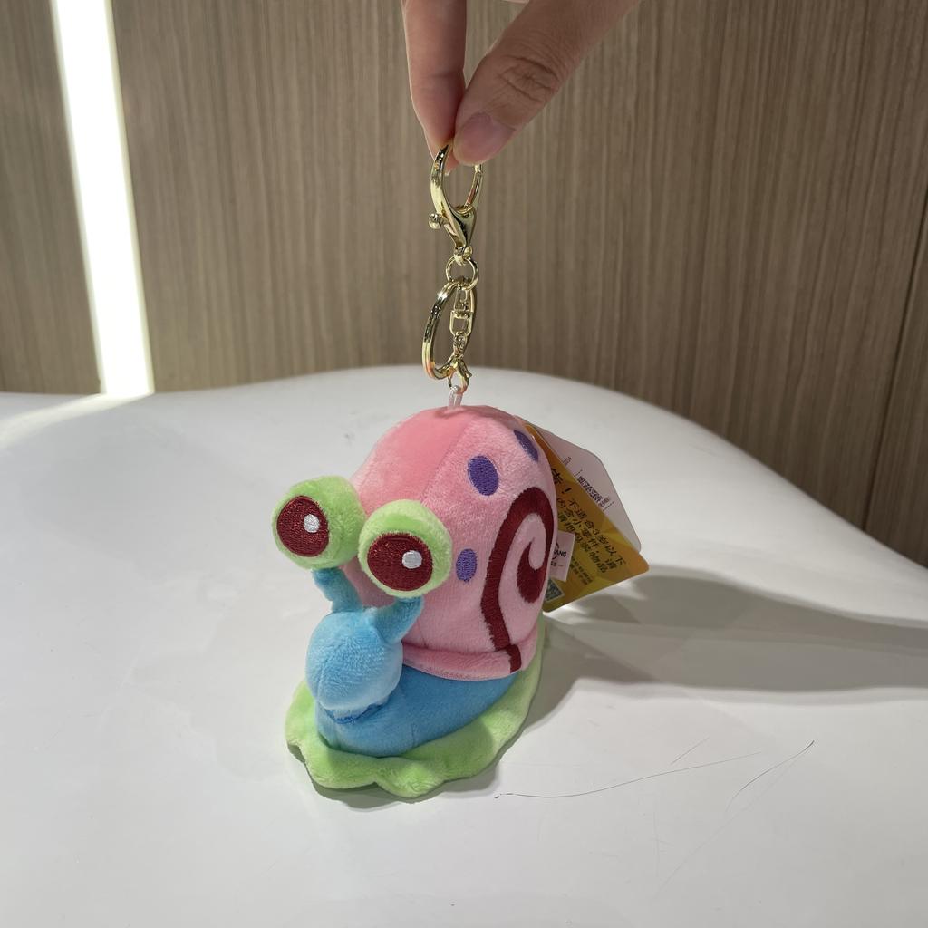 Oryginalny SpongeBob Kanciastoporty Patrick Gwiezdny Skalmar Eugene H. Krab Gąbka Pluszowa Zabawka Brelok Lalka Prezent Urodzinowy Bożonarodzeniowy