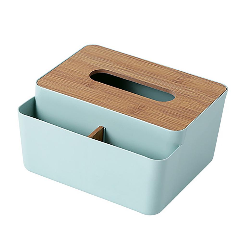 Tissue Box Cover PP Fiberboard Simple Fashionable Facial Paper Dispenser Box for Bedroom Living Room Kitchen