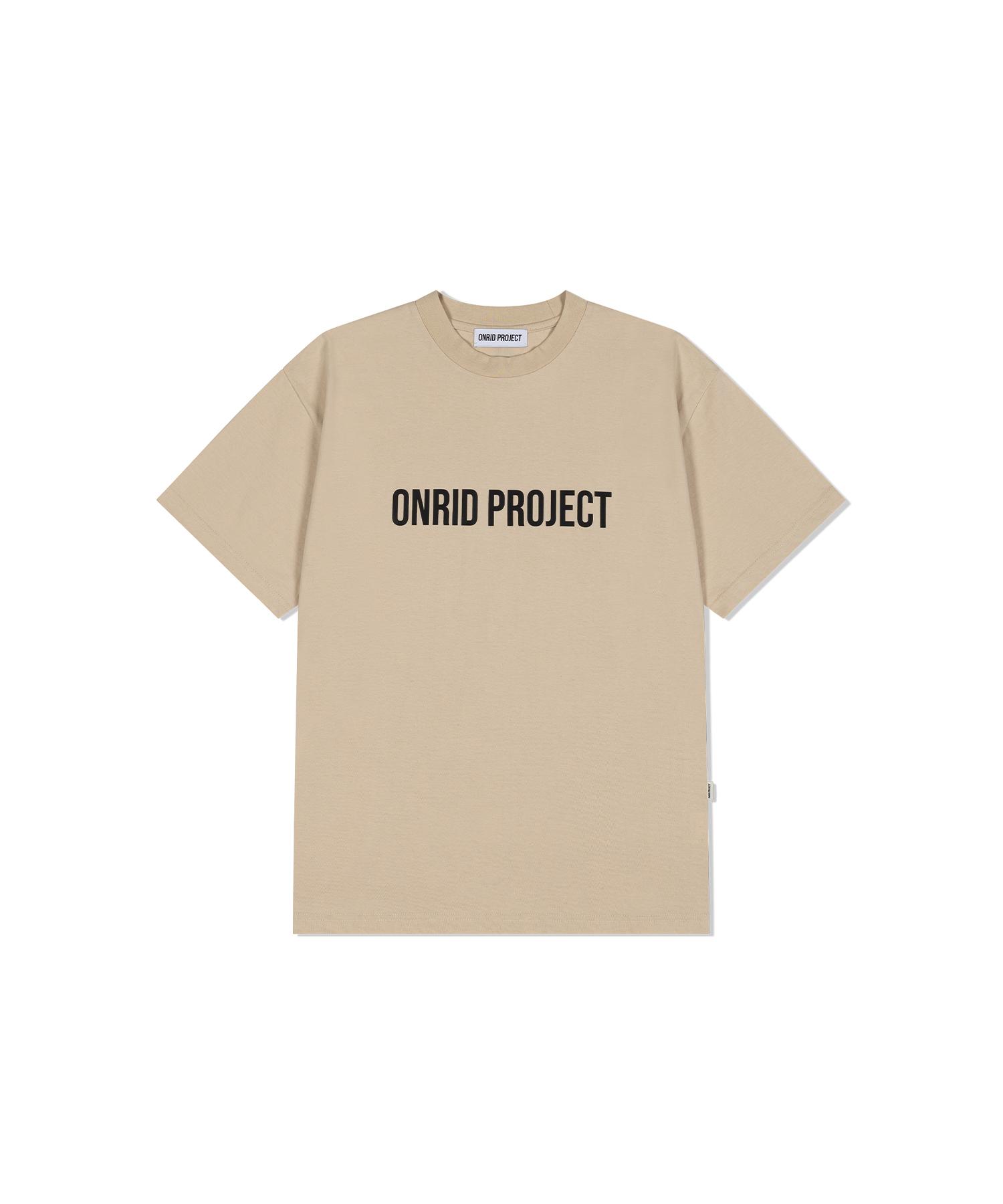 Onlyd Project Big Logo T-Shirt - Beige Beige