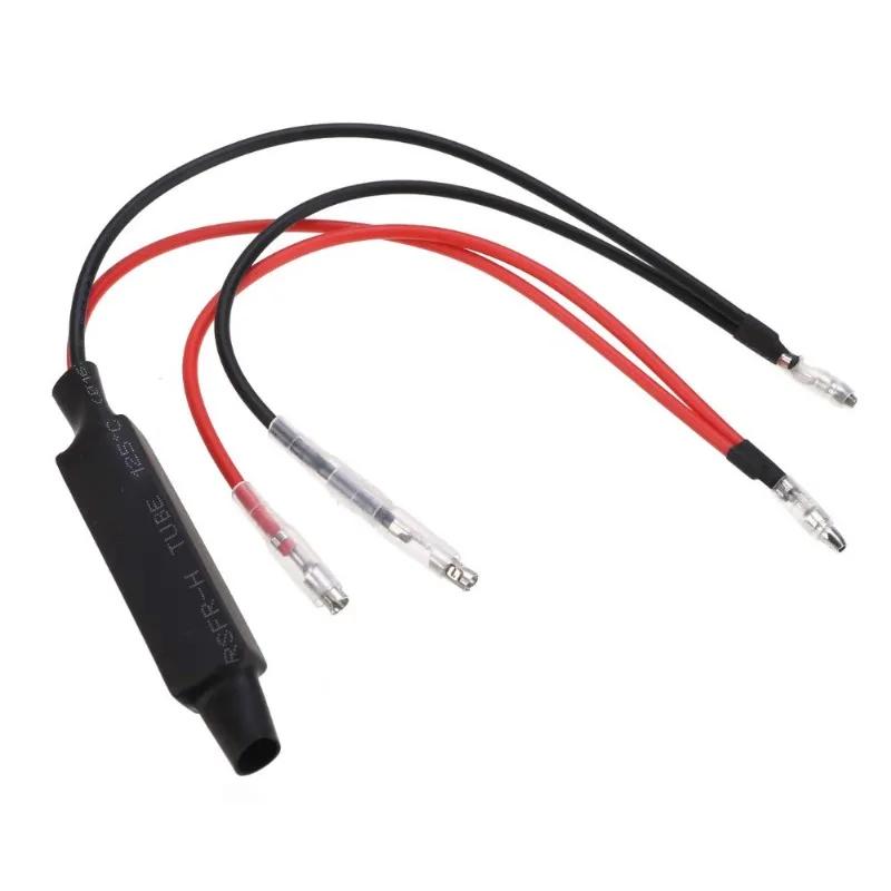12V Universal for Motorcycle Flasher LED Turn Signal Indicator Resistor Adapter - Fix No Flash or Fast Flash Issues