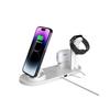 15W 4-in-1 Wireless Charging Dock for Phones, Watches, and Earphones
