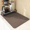 Super Absorbent Kitchen Tableware Impermeable Drainage Mat Coffee Dish Drying Mat Heat Insulation Non-slip Pad Tableware Mats