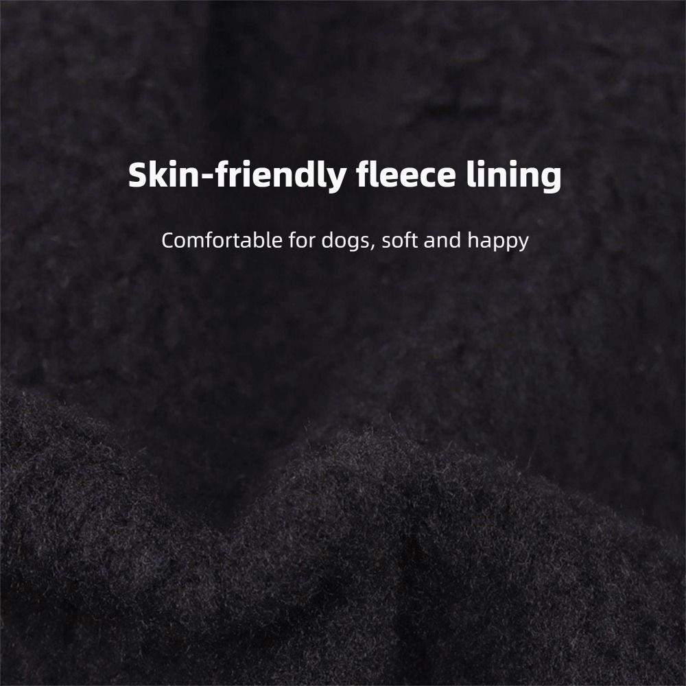 Adjustable Back Winter Dog Jacket Thickened Pet Down Coat Fashion Fleece Pet Coat  Snow Activities