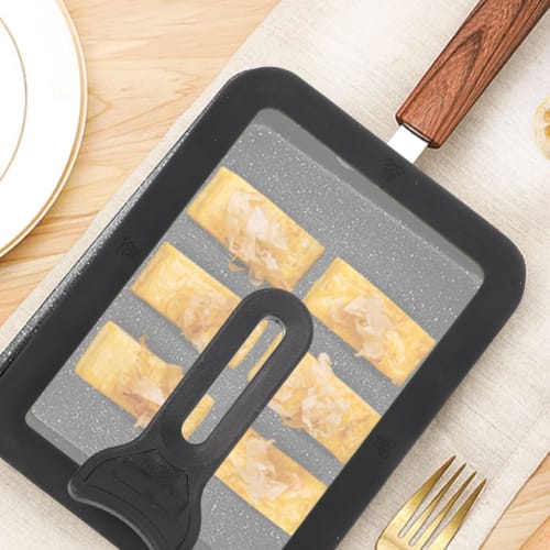 Garneck Tamagoyaki Pot Cover, Square Pot Lid, Deep Pot with Lid, Nonstick Frying, Japanese Kitchen Accessories, Utensils, Saute Screen, Pot with Lid,