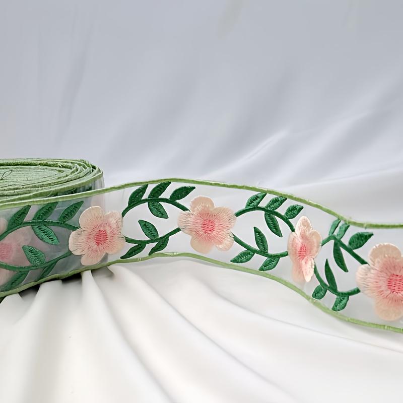 Vintage Ethno-Stil Chinesische Stickerei Spitze Chinesischen Stil Organza Stickerei Hanfu Kleidung Rock Seite Rand Zubehör Zubehör