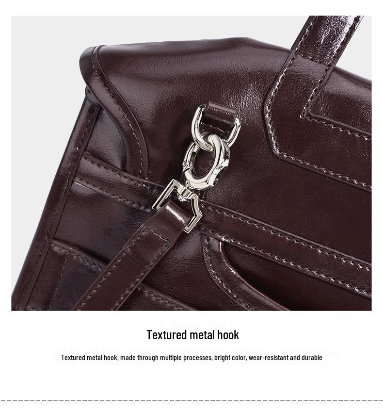 2025 Echtes Leder Vielseitige Damenmode Rucksack Handtasche