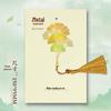 Charming Chinese Style Metal Art Bookmark: Floral, Fauna & Fresh Designs for Teacher's Day