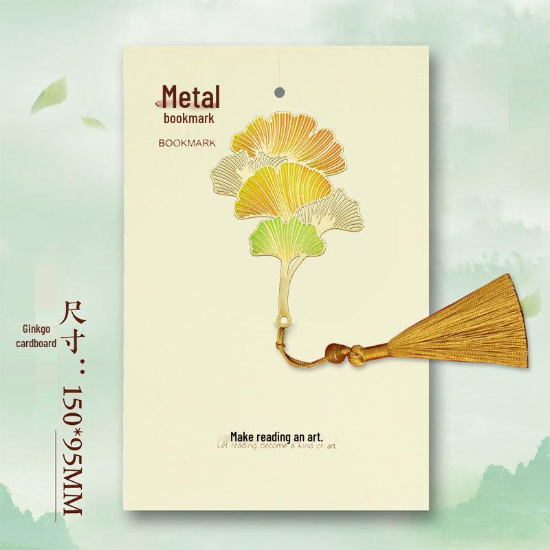 Charming Chinese Style Metal Art Bookmark: Floral, Fauna & Fresh Designs for Teacher's Day