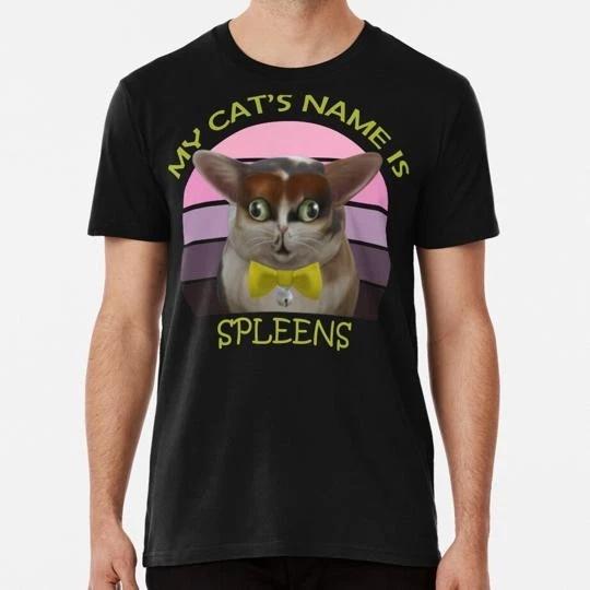 

My Cat s Name Is Spleens Size S to 5XL Made in the USA T-Shirt XL