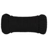 152803 vidaXL Work Rope Black 4 Mm 50 M Polyester