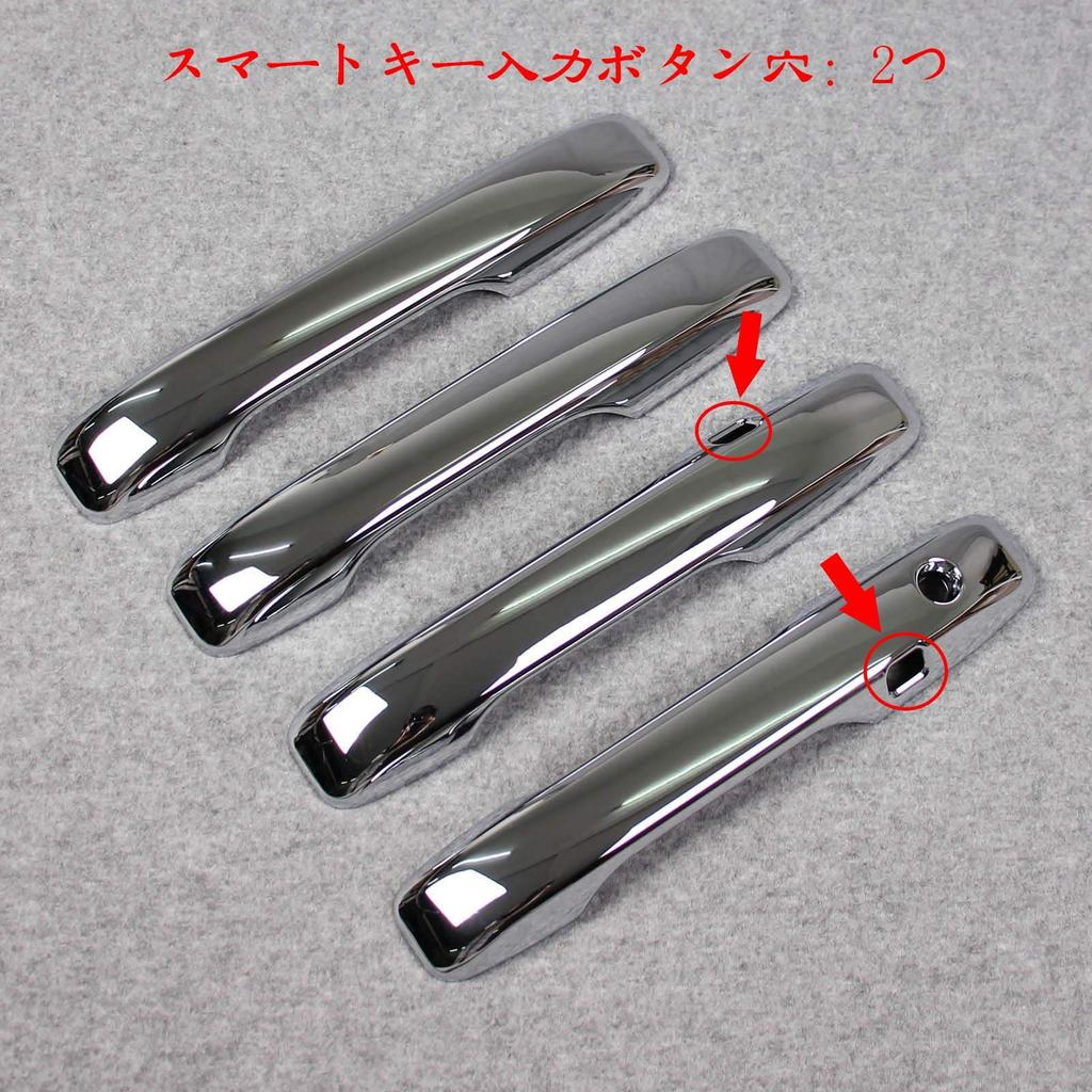 RUIQ Honda New Fit 4th Generation GR Series Exclusive Exterior Outer Door Handle Cover Knob Full Cover Type Honda Fit Exclusive Design Smart Key Entry