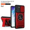 For Samsung S21 FE Case Galaxy S21FE Cover S21 FE Phone Case Magsafe Magnetic Fold Holder Military Armor Camera Protection Cover