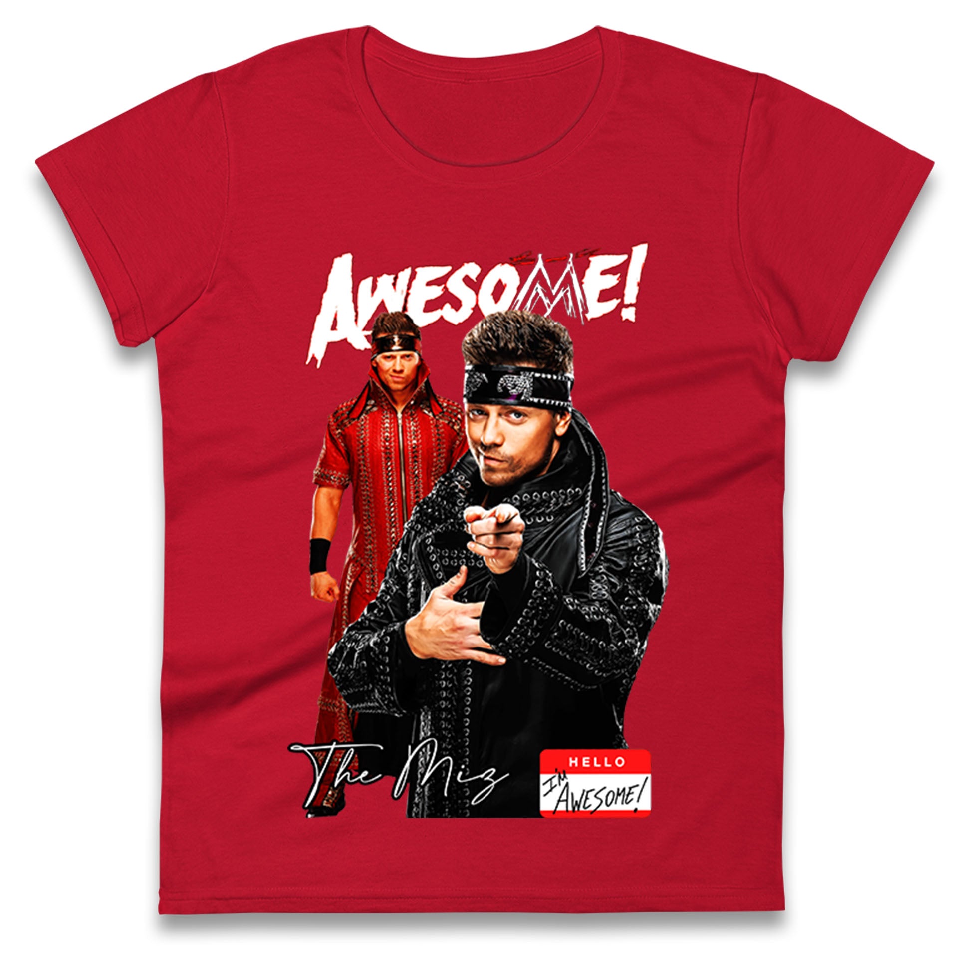 The Miz Hello I m Awesome! Womens T Shirt Mens Tops Tees Unisex L