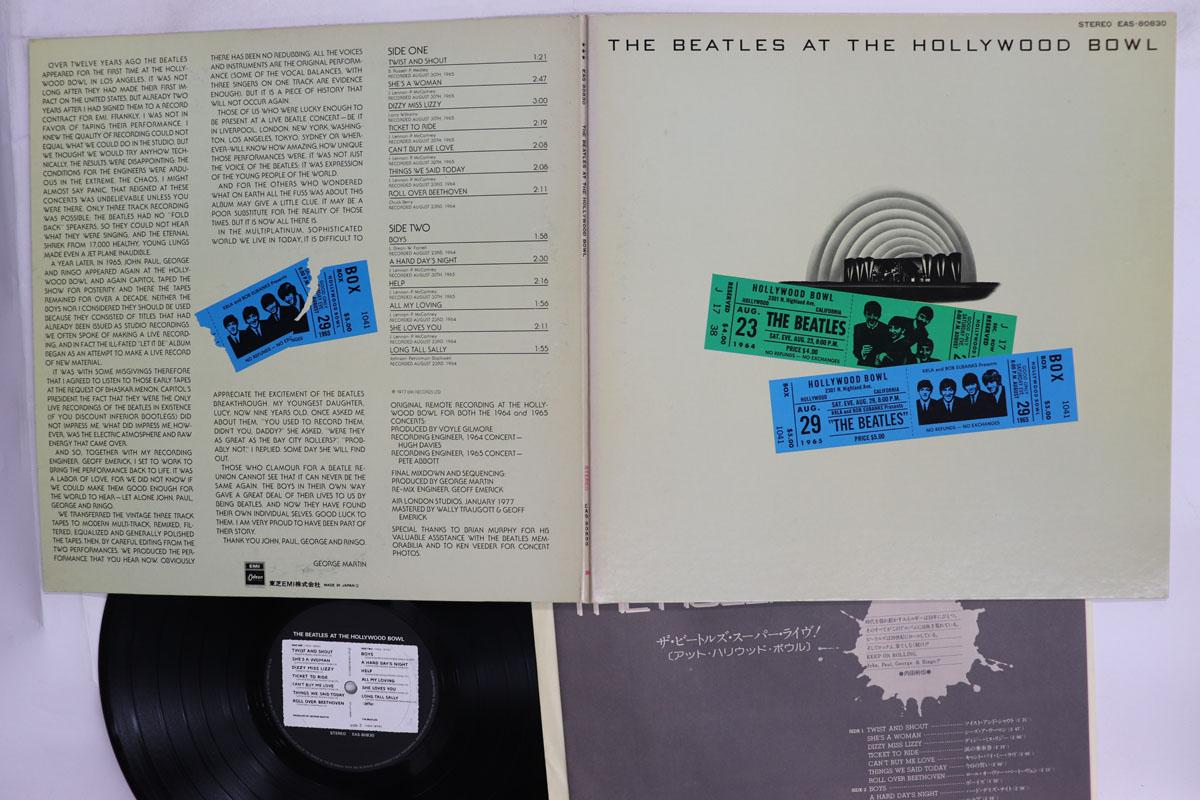 Виниловая пластинка BEATLES At The Hollywood Bowl EAS80830 ODEON 1977 Япония Рок Б/у