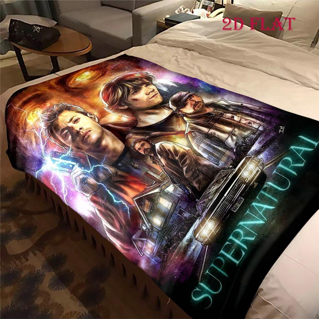 Supernatural Forces blanket Camping trip blanket Digital printing Office rest blanket Air conditioning blanket
