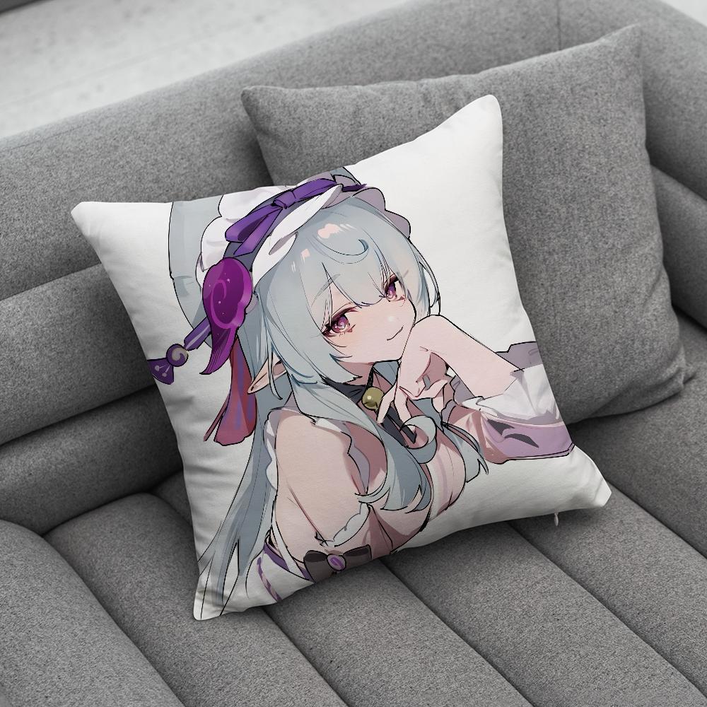 Genshin Impact Yume Mizuki Pillow Case Soft Cushion Cases for Farmhouse Sofa Decor Home Decorations and Protector