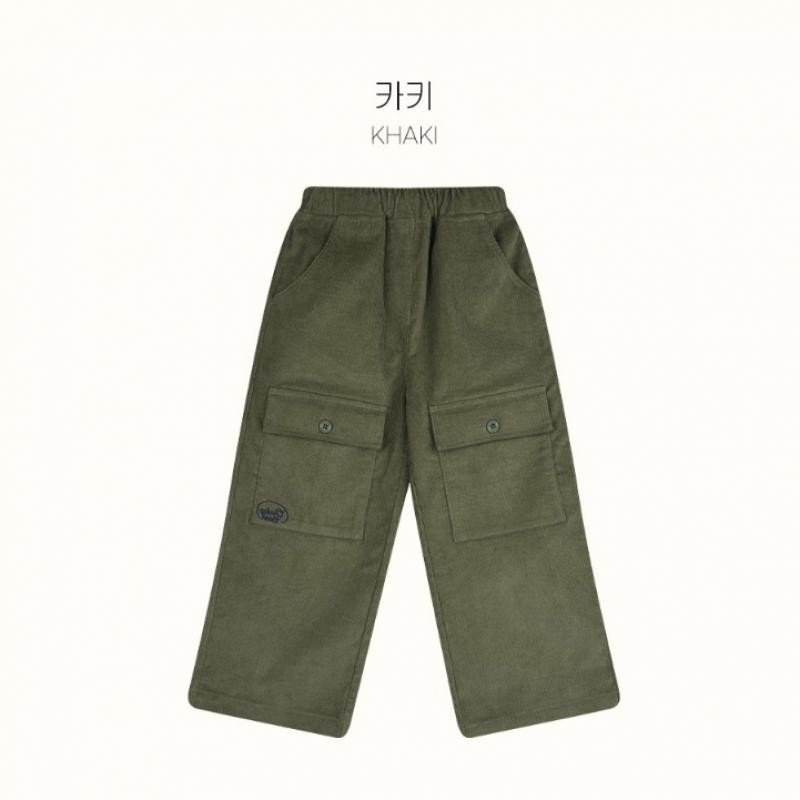  Olivan  Corduroy Wide Pants  Khaki 