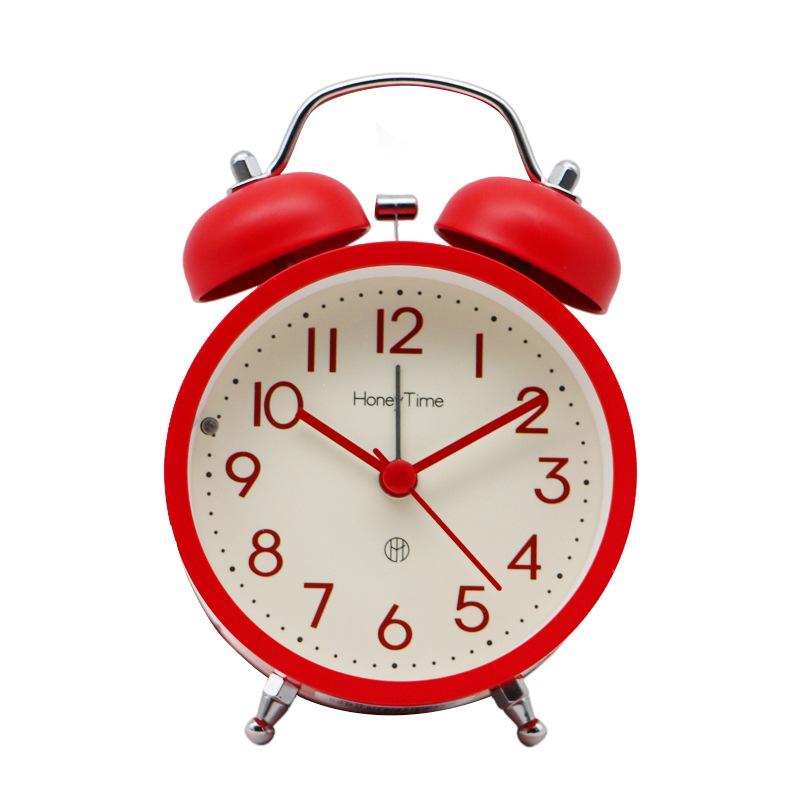 

Metal Ringing Alarm Clock for Students To Use Bedside To Get Up, Magical and Powerful To Wake Up Boys and Girls Desktop Small Clock