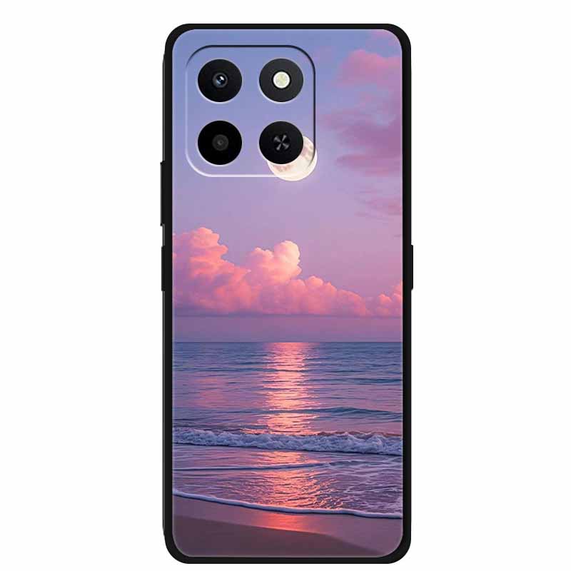 Phone Case For Honor X7D Honor 400 Smart Honor Play10T 5G Soft Silicone TPU Protector Shell Cartoon Gift Anime Funda Flower Capa