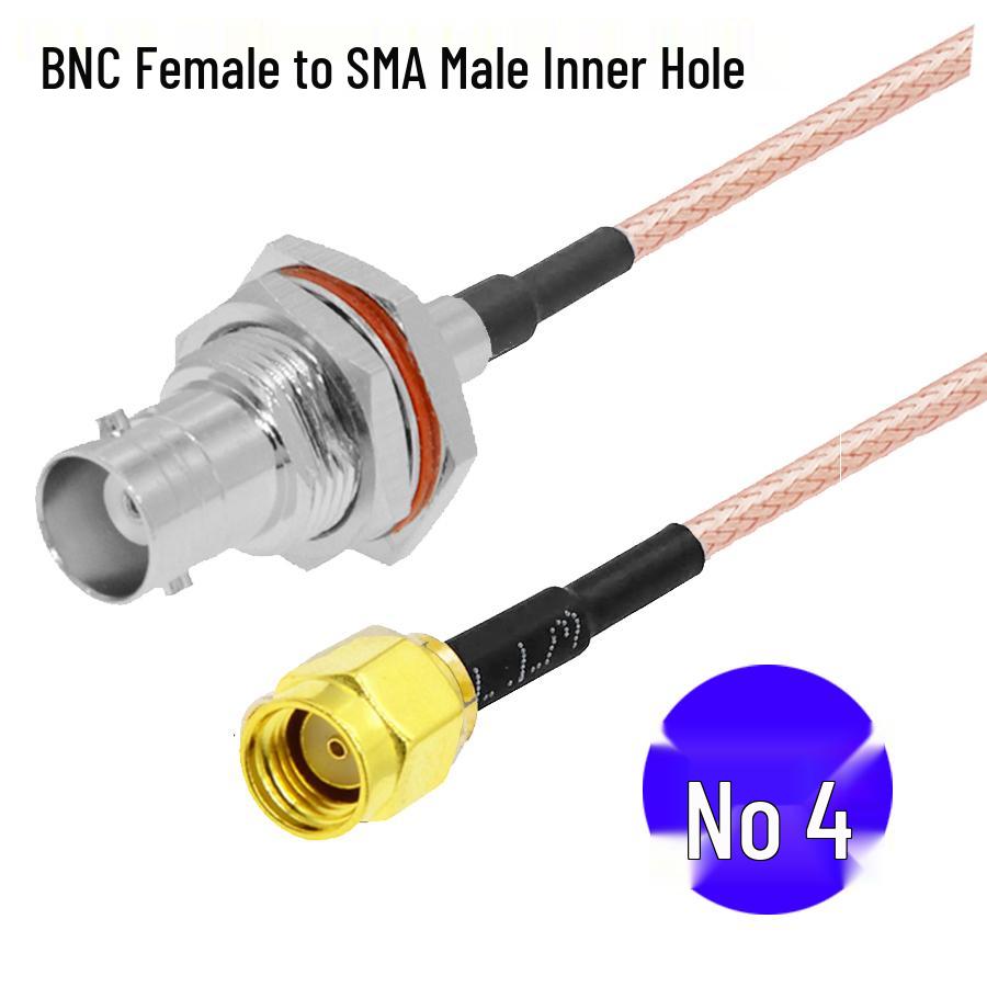 BNC Male to SMA Male RF Coaxial Adapter Antenna Extension Cable
