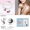 Fits Pan Braceletscopper Charms Color Strawberry Cherry Blueberries Fruit Sweet Original Diy Jewelry Birthday Fine Gifts