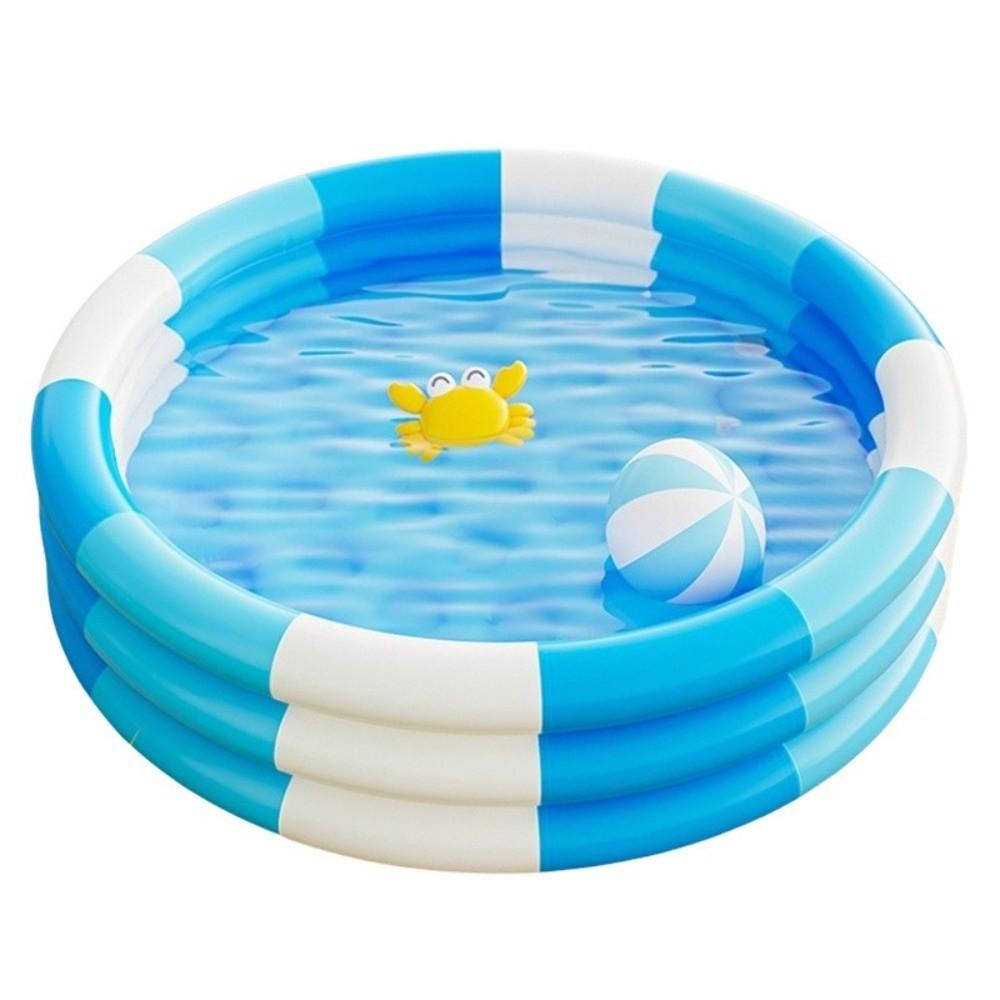 Relaxing Inflatable Pool Round Water Pool Thickened Baby Toddlers Swimming Pool  Indoor Outdoor
