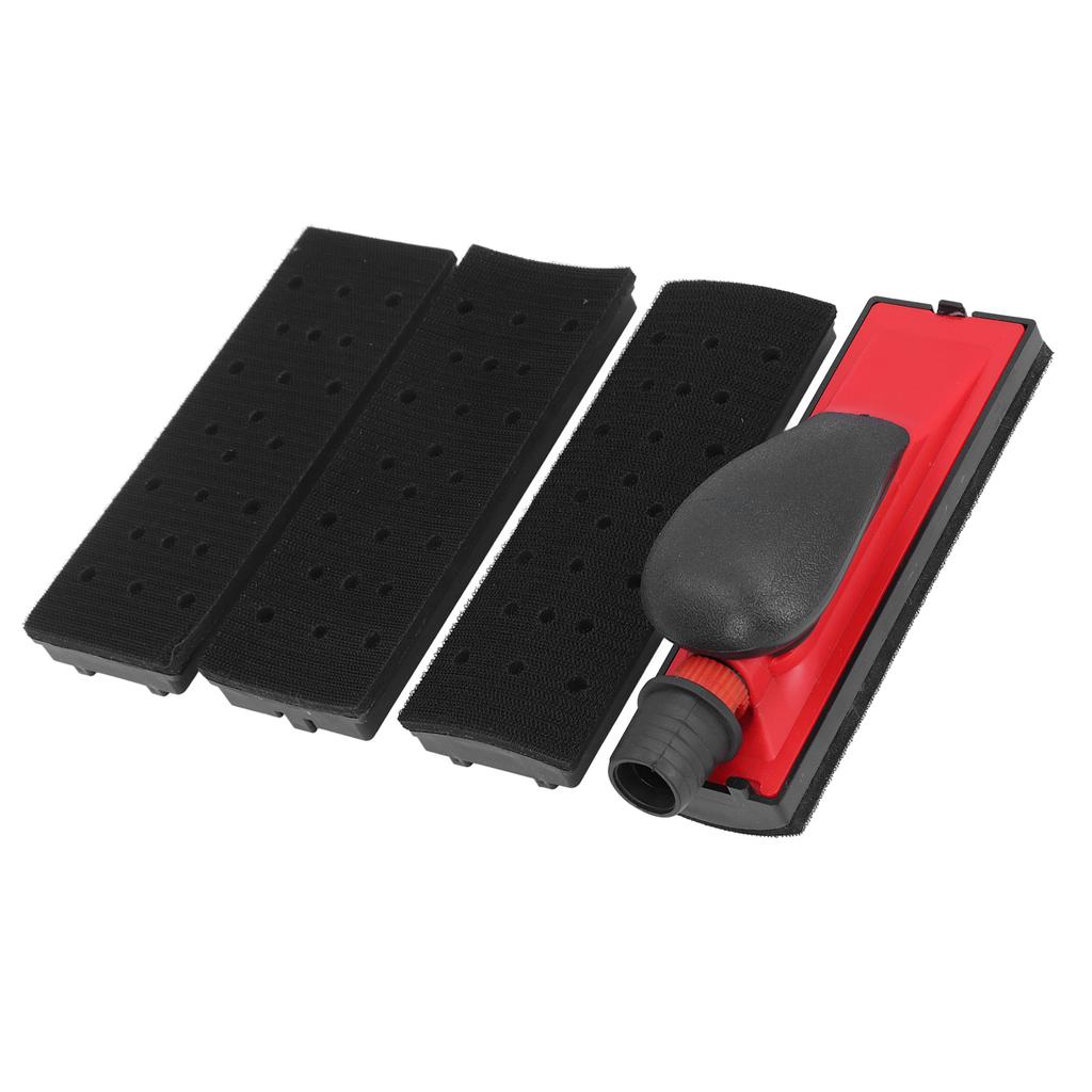 Sanding Block Hand Sander Adjustable Air Intake Dust Extraction Sanding Grinding Block for Automotive Polishing