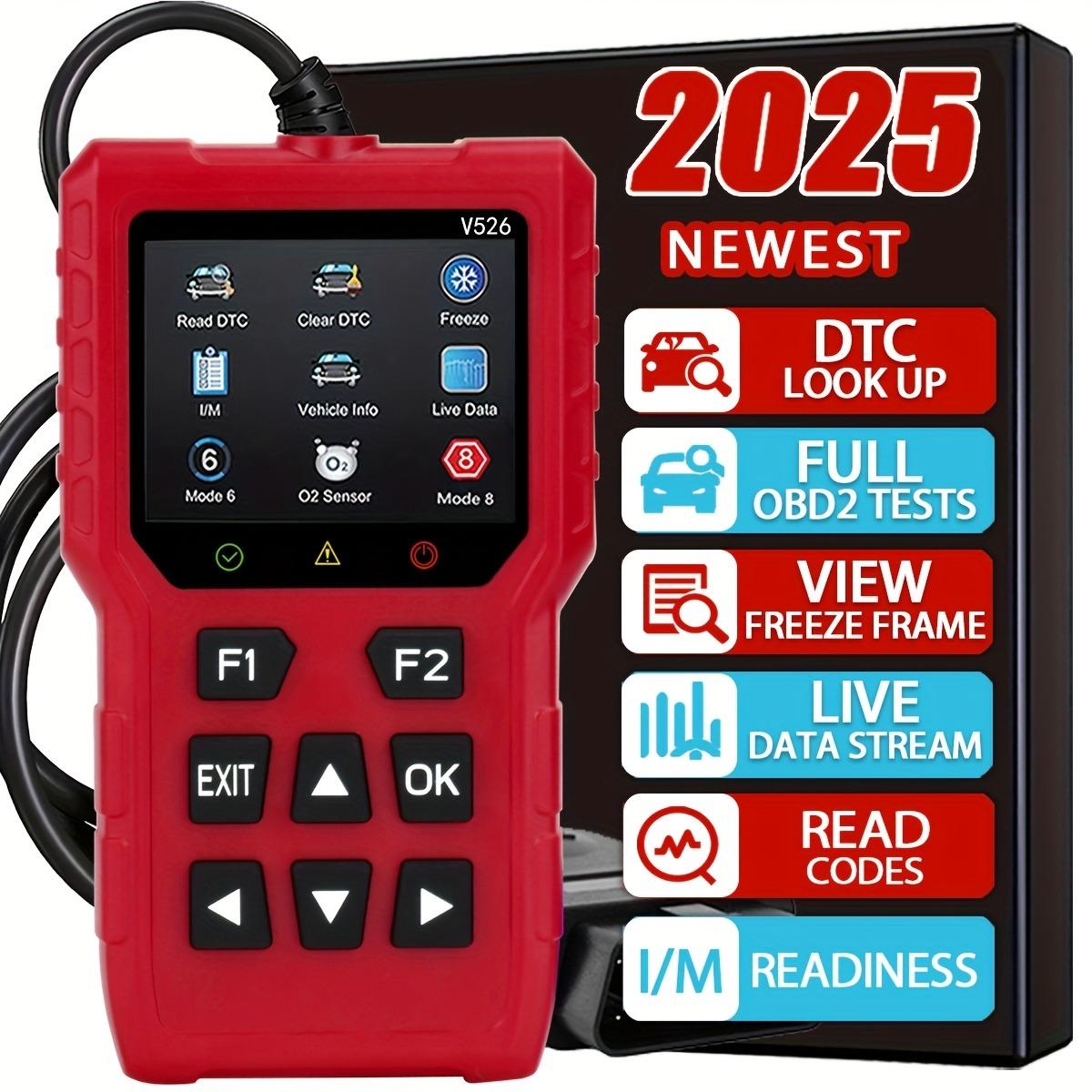 Automotive Diagnostic Tool V526 OBD2 Scanner Professional Edition Automotive Engine System Diagnostic Code Reader красный