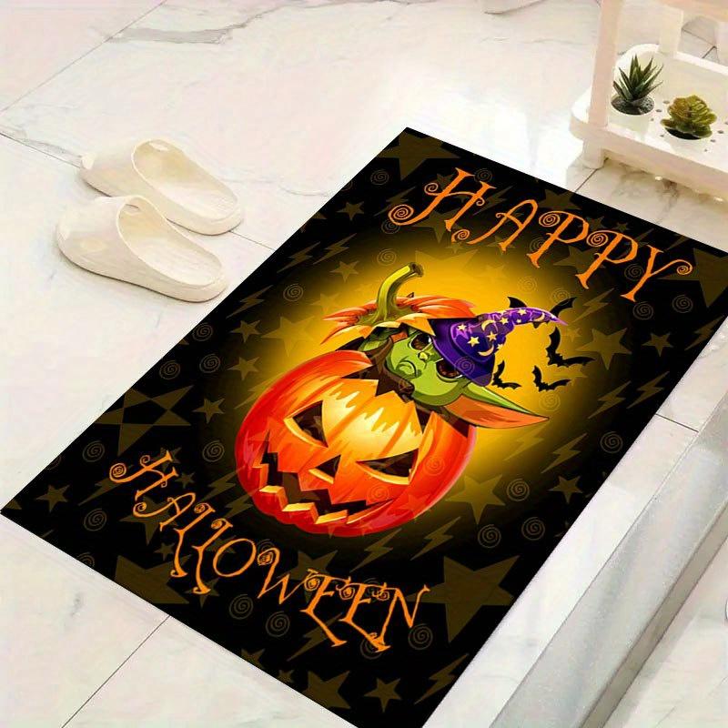 1pc Star wars Yoda Pattern Carpet Area Rug Non slip Carpet Hand Washable Floor Mat Suitable For Living Room Bedroom Home Decor Room Decor