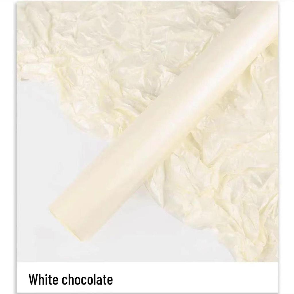 Papel de Embrulho Impermeável Brocade 38g Perolado Neve para Flores Frescas & Arte Floral