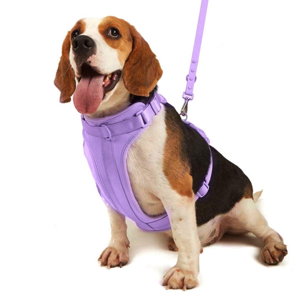 Candy Color Dog Harness Vest Breathable Adjustable Chihuahua Harness Reflective Anti Breakaway Dog Chest Strap