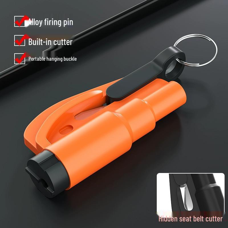 3-in-1 Car Safety Hammer: Mini Window Breaker, Emergency Escape Tool, Life-Saving Multi-Functional Device