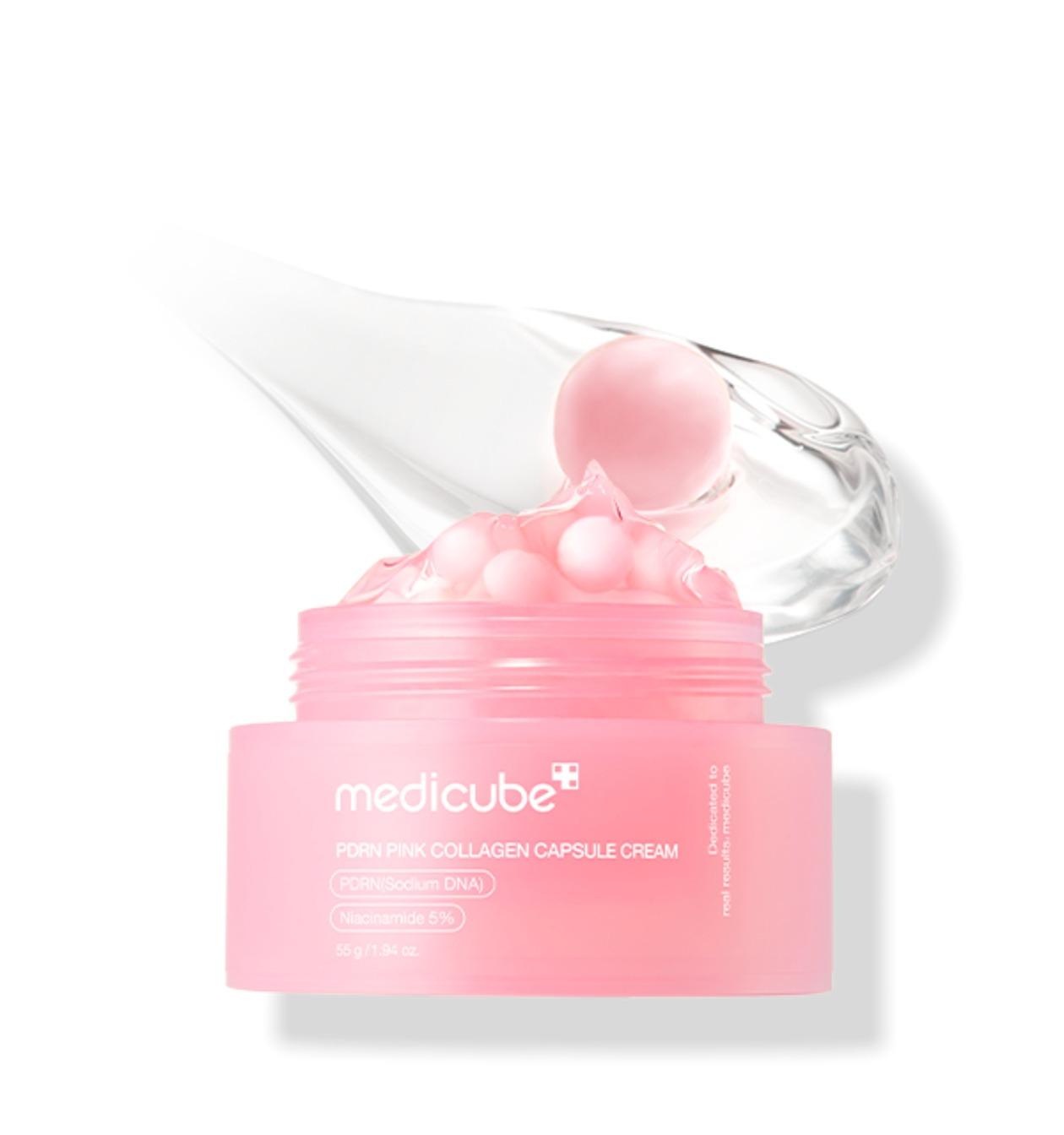 

Medicube PDRN Pink Collagen Capsule Cream 55 г 55g рожевий