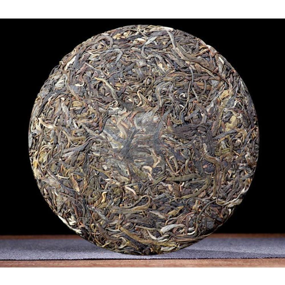 PuErh Raw Tea Ancient Six Tea Mountains Youle Yiwu Menghai Qizi Cake 357g
