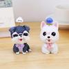Adorable Pomeranian Dog Figurine: Office Desk & Car Interior Decoration