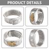 Feng Shui  Mani  for protective Wealth Ring charm Ring Amulet Wealth Lucky Open Adjustable Ring Buddhist Jew