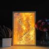 23cm/9.06in Anime Color Light Painting Night ONE PIECE Demon Slayer Peripherals Led Bedroom Table Lamp Crafts Collectible Decor
