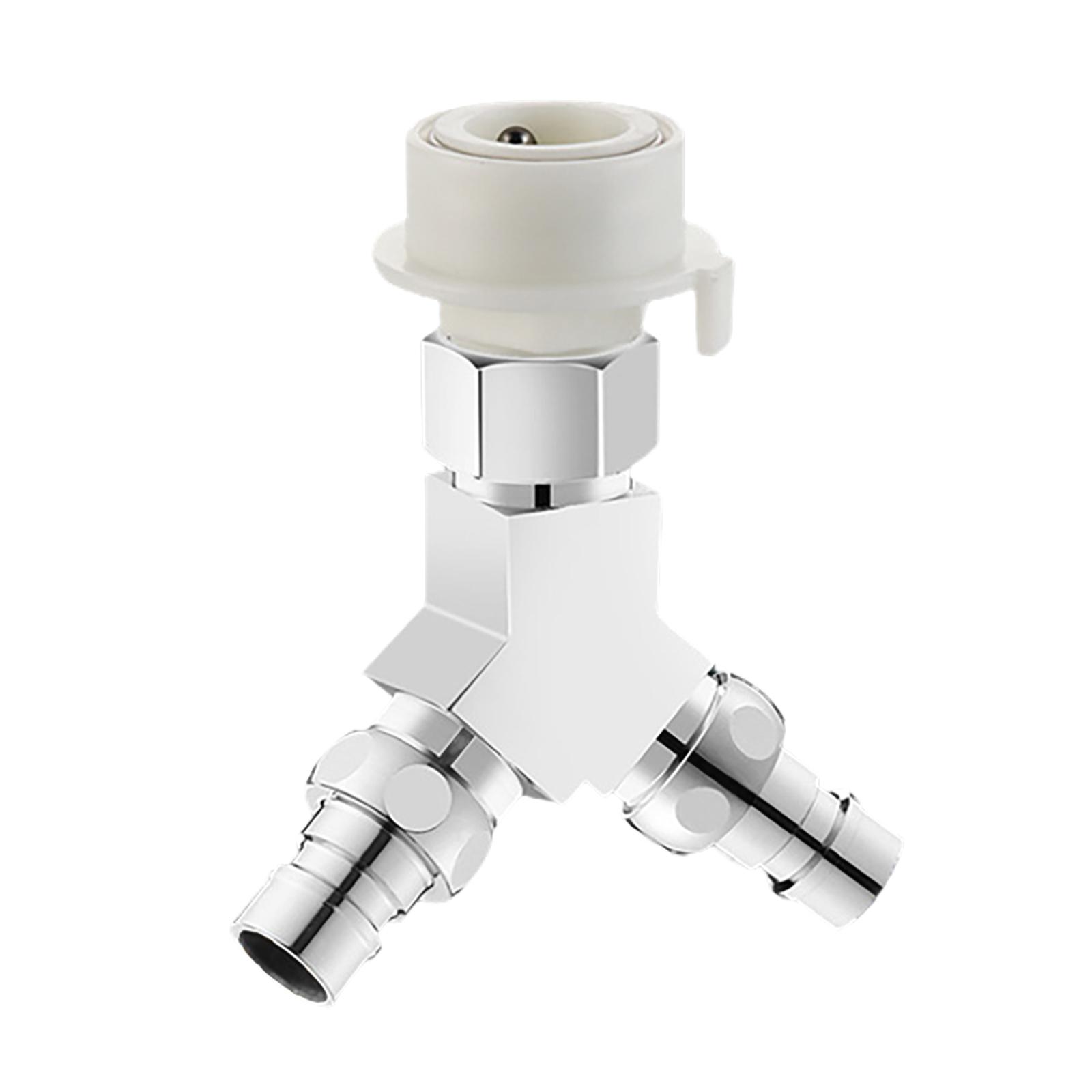 

Three Way Water Diverter Valve One Inlet Two Outlet Connector Pipe Fittings 3 Way Water Separator Valve Simple Installs A