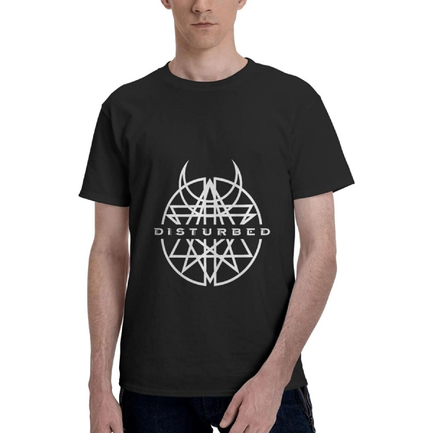 

Leahy Men s T-Shirts Disturbed Cotton T Shirt Short Sleeve Top Tee XXXXXL різнокольоровий