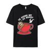 The Reasons Why I Love Mornings Sloth Tshirts Men Graphic T Shirts Birthday Tshirt Cotton Oversized Tee Top Clothes