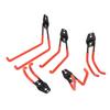 5Pcs Set 40kg Garage Storage Double Hooks Heavy Duty Wall Mount Bicycle Holder Hanger for RV Basement Chair Ladder