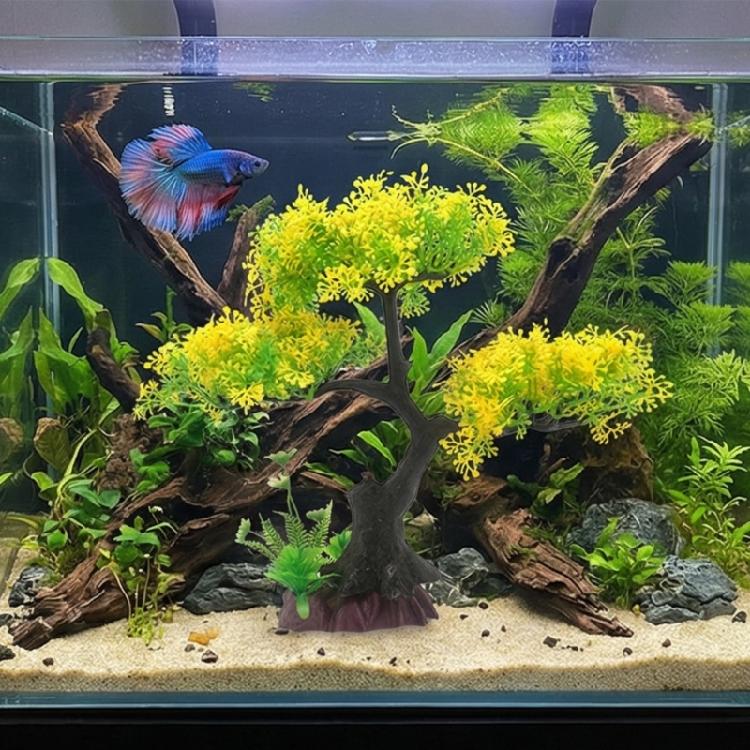 Artificial Tree Ornaments Nontoxic Plant Aquascapes Beautiful Water Plant Landscaping Aquariums Accessories