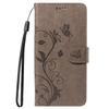 For Honor Magic6 Lite 5G/X9b 5G/X50 5G PU Leather Cases Flower Pattern Wallet Stand Phone Cover with Strap