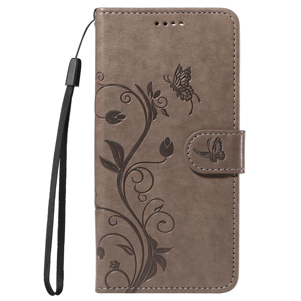 For Honor Magic6 Lite 5G/X9b 5G/X50 5G PU Leather Cases Flower Pattern Wallet Stand Phone Cover with Strap